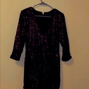 Express sequin dress